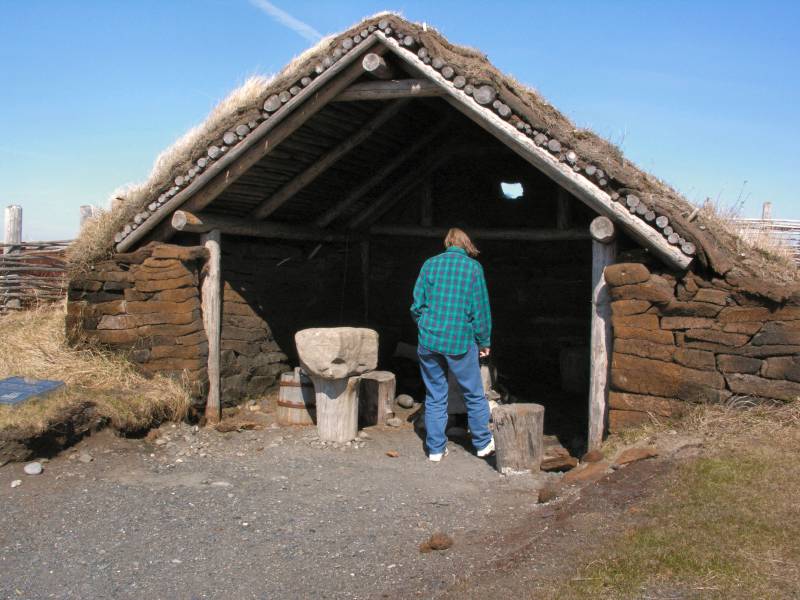 AroundNL-38 Bog iron was smelted for the first time on the continent here at L'anse aux Meadows.