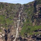 Horse_Falls Waterfalls abound! This cliff is about 1000ft high.