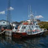 g4 Lifeboat and its friendly crew. Burgeo, Nflnd